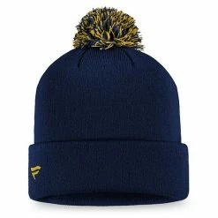 Men's Fanatics Branded Navy St. Louis Blues Details Cuffed Knit Hat With Pom 4 Men's Fanatics Branded Navy St. Louis Blues Details Cuffed Knit Hat With Pom -Metaverse shop unnamed file 18346