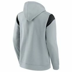 Men's Fanatics Branded Silver Las Vegas Raiders Call The Shot Pullover Hoodie -Metaverse shop unnamed file 18357