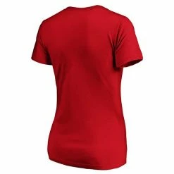 Women's Fanatics Branded Red Boston Red Sox Core Official Logo V-Neck T-Shirt -Metaverse shop unnamed file 18374