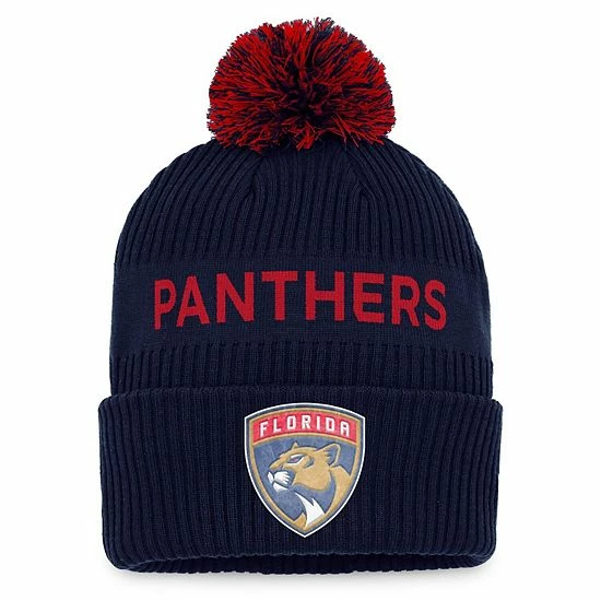 Men's Fanatics Branded Navy/Red Florida Panthers 2022 NHL Draft Authentic Pro Cuffed Knit Hat with Pom Men's Fanatics Branded Navy/Red Florida Panthers 2022 NHL Draft Authentic Pro Cuffed Knit Hat With Pom -Metaverse shop unnamed file 18380