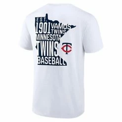 Men's Fanatics Branded White Minnesota Twins Hometown Hot Shot T-Shirt 7 Men's Fanatics Branded White Minnesota Twins Hometown Hot Shot T-Shirt -Metaverse shop unnamed file 18408