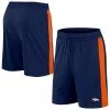 Men's Fanatics Branded Navy Denver Broncos Break It Loose Shorts