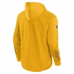 Men's Fanatics Branded Gold Nashville Predators Authentic Pro Locker Room Raglan Pullover Hoodie -Metaverse shop unnamed file 18424