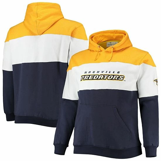 Men's Fanatics Branded Gold/Navy Nashville Predators Big & Tall Colorblock Fleece Hoodie Men's Fanatics Branded Gold/Navy Nashville Predators Big & Tall Colorblock Fleece Hoodie -Metaverse shop unnamed file 18429