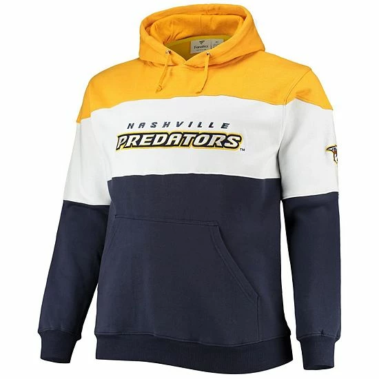 Men's Fanatics Branded Gold/Navy Nashville Predators Big & Tall Colorblock Fleece Hoodie Men's Fanatics Branded Gold/Navy Nashville Predators Big & Tall Colorblock Fleece Hoodie -Metaverse shop unnamed file 18431