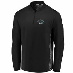Men's Fanatics Branded Black San Jose Sharks Iconic Clutch Quarter-Zip Jacket 4 Men's Fanatics Branded Black San Jose Sharks Iconic Clutch Quarter-Zip Jacket -Metaverse shop unnamed file 1844