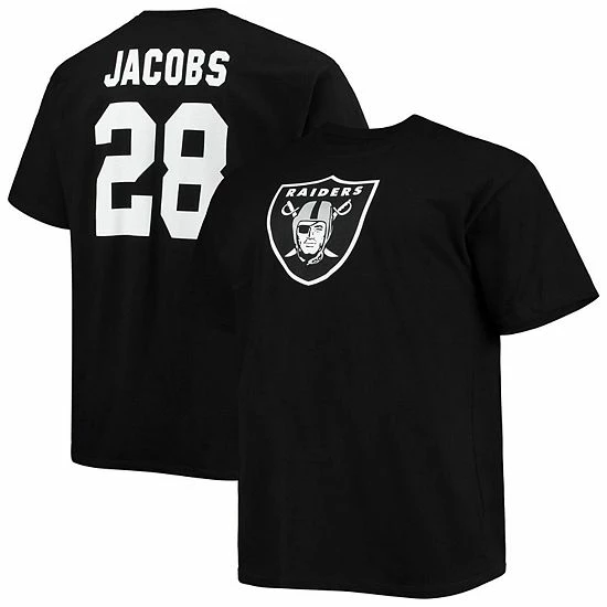 Men's Fanatics Branded Josh Jacobs Black Las Vegas Raiders Big & Tall Player Name & Number T-Shirt Men's Fanatics Branded Josh Jacobs Black Las Vegas Raiders Big & Tall Player Name & Number T-Shirt -Metaverse shop unnamed file 18502