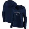 Women's Fanatics Branded Navy New York Yankees Core Team Lockup V-Neck Pullover Hoodie -Metaverse shop unnamed file 18507