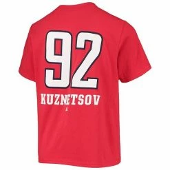 Youth Fanatics Branded Evgeny Kuznetsov Red Washington Capitals Underdog Name & Number T-Shirt -Metaverse shop unnamed file 18529