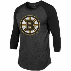 Men's Fanatics Branded David Pastrnak Black Boston Bruins Name & Number Tri-Blend Raglan 3/4-Sleeve T-Shirt -Metaverse shop unnamed file 18543