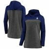 Women's Fanatics Branded Heathered Charcoal/Blue Toronto Maple Leafs Chiller Fleece Pullover Hoodie -Metaverse shop unnamed file 18545