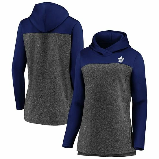 Women's Fanatics Branded Heathered Charcoal/Blue Toronto Maple Leafs Chiller Fleece Pullover Hoodie Women's Fanatics Branded Heathered Charcoal/Blue Toronto Maple Leafs Chiller Fleece Pullover Hoodie -Metaverse shop unnamed file 18546