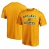 Men's Fanatics Branded Gold Oakland Athletics Heart & Soul T-Shirt -Metaverse shop unnamed file 18552