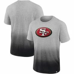 Men's Fanatics Branded Heathered Gray/Black San Francisco 49ers Team Ombre T-Shirt -Metaverse shop unnamed file 18586