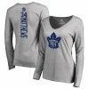Women's Fanatics Branded Auston Matthews Gray Toronto Maple Leafs Backer Name & Number V-Neck Long Sleeve T-Shirt 2 Women's Fanatics Branded Auston Matthews Gray Toronto Maple Leafs Backer Name & Number V-Neck Long Sleeve T-Shirt -Metaverse shop unnamed file 18589