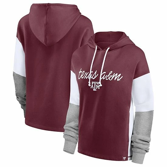 Women's Fanatics Branded Maroon Texas A&M Aggies Play It Safe Colorblock Pullover Hoodie Women's Fanatics Branded Maroon Texas A&M Aggies Play It Safe Colorblock Pullover Hoodie -Metaverse shop unnamed file 18610