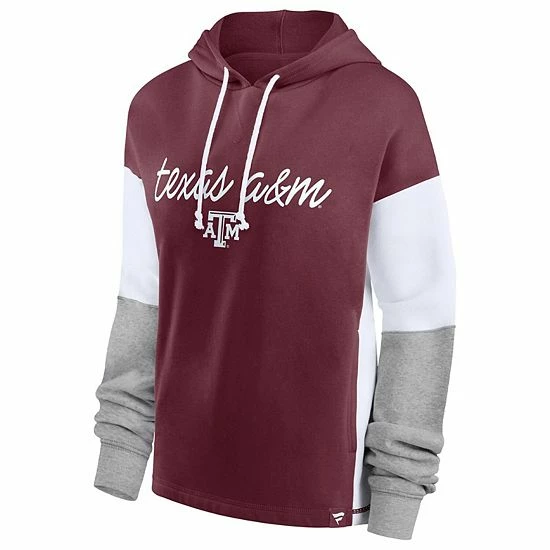 Women's Fanatics Branded Maroon Texas A&M Aggies Play It Safe Colorblock Pullover Hoodie Women's Fanatics Branded Maroon Texas A&M Aggies Play It Safe Colorblock Pullover Hoodie -Metaverse shop unnamed file 18611