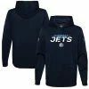 Youth Fanatics Branded Navy Winnipeg Jets Authentic Pro Pullover Hoodie
