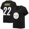 Women's Fanatics Branded Najee Harris Black Pittsburgh Steelers Plus Size Player Name & Number V-Neck T-Shirt 1 Women's Fanatics Branded Najee Harris Black Pittsburgh Steelers Plus Size Player Name & Number V-Neck T-Shirt -Metaverse shop unnamed file 18628