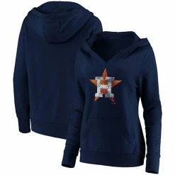 Women's Fanatics Branded Navy Houston Astros Core Team Crossover V-Neck Pullover Hoodie 3 Women's Fanatics Branded Navy Houston Astros Core Team Crossover V-Neck Pullover Hoodie -Metaverse shop unnamed file 1864