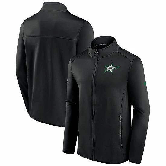 Men's Fanatics Branded Black Dallas Stars Authentic Pro Rink Fleece Full-Zip Jacket 4 Men's Fanatics Branded Black Dallas Stars Authentic Pro Rink Fleece Full-Zip Jacket - Image 2