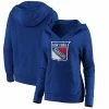Women's Fanatics Branded Blue New York Rangers Primary Team Logo Fleece V-Neck Pullover Hoodie 2 Women's Fanatics Branded Blue New York Rangers Primary Team Logo Fleece V-Neck Pullover Hoodie -Metaverse shop unnamed file 1872