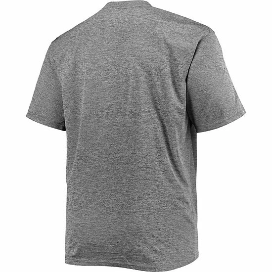Men's Fanatics Branded Heathered Gray Houston Texans Big & Tall Team T-Shirt 6 Men's Fanatics Branded Heathered Gray Houston Texans Big & Tall Team T-Shirt - Image 4