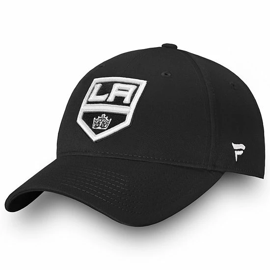 Men's Fanatics Branded Black Los Angeles Kings Core Adjustable Hat 4 Men's Fanatics Branded Black Los Angeles Kings Core Adjustable Hat - Image 2