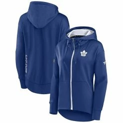 Women's Fanatics Branded Blue Toronto Maple Leafs Authentic Pro Rink Full-Zip Hoodie -Metaverse shop unnamed file 18785