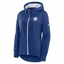 Women's Fanatics Branded Blue Toronto Maple Leafs Authentic Pro Rink Full-Zip Hoodie -Metaverse shop unnamed file 18786