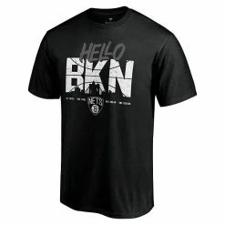 Men's Fanatics Branded Black Brooklyn Nets Hello BKN Hometown Collection T-Shirt -Metaverse shop unnamed file 18824