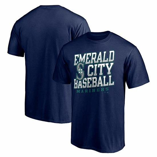 Men's Fanatics Branded Navy Seattle Mariners Hometown Logo T-Shirt Men's Fanatics Branded Navy Seattle Mariners Hometown Logo T-Shirt -Metaverse shop unnamed file 18827