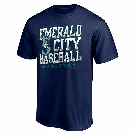 Men's Fanatics Branded Navy Seattle Mariners Hometown Logo T-Shirt Men's Fanatics Branded Navy Seattle Mariners Hometown Logo T-Shirt -Metaverse shop unnamed file 18828