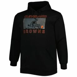 Men's Fanatics Branded Black Cleveland Browns Big & Tall Pop Of Color Pullover Hoodie -Metaverse shop unnamed file 18840
