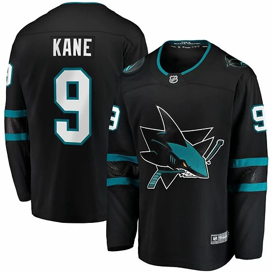 Men's Fanatics Branded Evander Kane Black San Jose Sharks Alternate Premier Breakaway Player Jersey 3 Men's Fanatics Branded Evander Kane Black San Jose Sharks Alternate Premier Breakaway Player Jersey