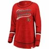 Women's Fanatics Branded Red Ottawa Senators Giant Dreams Speckle Long Sleeve T-Shirt -Metaverse shop unnamed file 18864