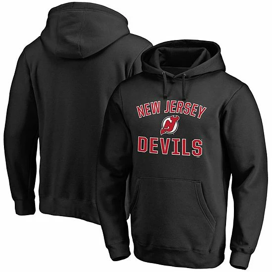 Men's Fanatics Branded Black New Jersey Devils Team Victory Arch Pullover Hoodie 3 Men's Fanatics Branded Black New Jersey Devils Team Victory Arch Pullover Hoodie