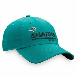 Men's Fanatics Branded Blue San Jose Sharks Authentic Pro Locker Room Team Adjustable Hat -Metaverse shop unnamed file 18934