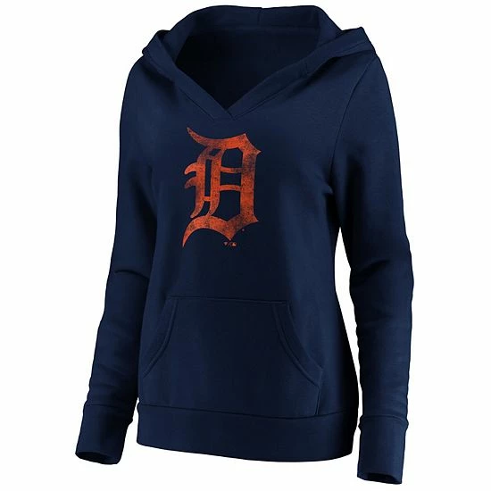Women's Fanatics Branded Navy Detroit Tigers Core Team Crossover V-Neck Pullover Hoodie Women's Fanatics Branded Navy Detroit Tigers Core Team Crossover V-Neck Pullover Hoodie -Metaverse shop unnamed file 18959