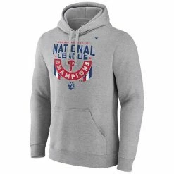 Men's Fanatics Philadelphia Phillies 2022 National League Champions Locker Room Fleece Hoodie