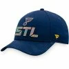Men's Fanatics Branded Navy St. Louis Blues Authentic Pro Team Locker Room Adjustable Hat
