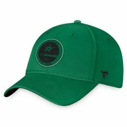 Men's Fanatics Branded Kelly Green Dallas Stars Authentic Pro Team Training Camp Practice Flex Hat