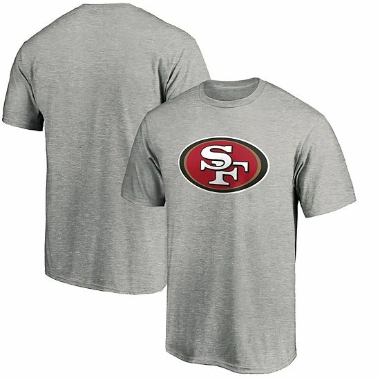 Men's Fanatics Branded Gray San Francisco 49ers Primary Logo T-Shirt Men's Fanatics Branded Gray San Francisco 49ers Primary Logo T-Shirt -Metaverse shop unnamed file 19142