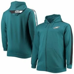 Men's Fanatics Branded Midnight Green Philadelphia Eagles Big & Tall Full-Zip Hoodie -Metaverse shop unnamed file 19200