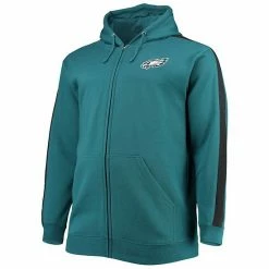 Men's Fanatics Branded Midnight Green Philadelphia Eagles Big & Tall Full-Zip Hoodie -Metaverse shop unnamed file 19201