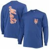 Men's Fanatics Branded Royal New York Mets Big & Tall Solid Back Hit Long Sleeve T-Shirt -Metaverse shop unnamed file 19204