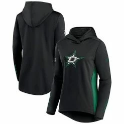 Women's Fanatics Branded Black/Kelly Green Dallas Stars Authentic Pro Locker Room Pullover Hoodie -Metaverse shop unnamed file 19212