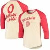 Men's Fanatics Branded Damian Lillard Cream/Red Portland Trail Blazers Raglan 3/4 Sleeve T-Shirt 1 Men's Fanatics Branded Damian Lillard Cream/Red Portland Trail Blazers Raglan 3/4 Sleeve T-Shirt -Metaverse shop unnamed file 19270