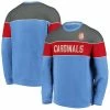 Men's Fanatics Branded Heathered Light Blue St. Louis Cardinals True Classics Signature Blocked Fleece Pullover Sweatshirt -Metaverse shop unnamed file 19274