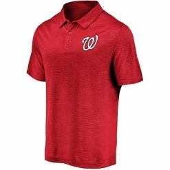 Men's Fanatics Branded Red Washington Nationals Iconic Striated Primary Logo Polo -Metaverse shop unnamed file 19300